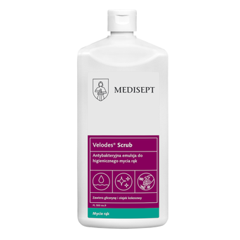 Líquido desinfectante para manos y cuerpo Velodes Soft 0.5 litros