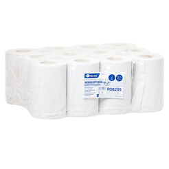Papierová utierka v rolke Merida Optimum Mini 12 ks 2 vrstvy 60 m biela makulatura