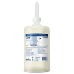 Jabón líquido Tork extra higiénico de 1 litro incoloro e inodoro