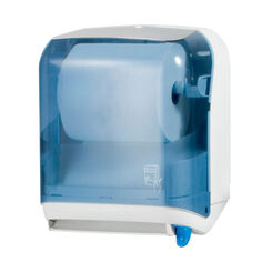 Spender für Papierhandtücher in Rollen mit Hebel Faneco Kunststoff bunt