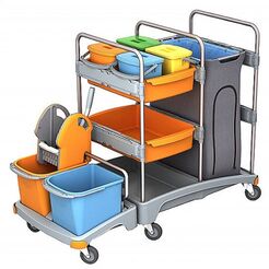 Cleaning kit TSZ0002: buckets, wringer, cuvettes and waste bag