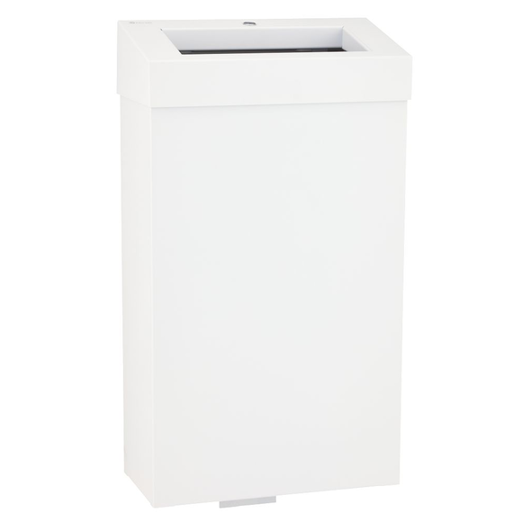 Kosz na śmieci 27 litrów Merida STELLA White Line stal biała