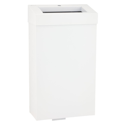 Mülleimer 27 Liter Merida STELLA White Line Stahl weiß