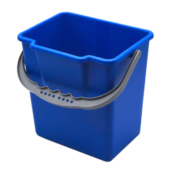 6L blue cleaning cart bucket