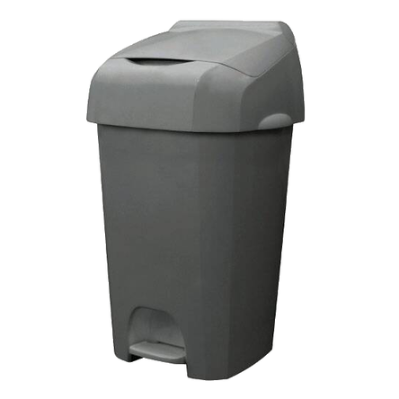 Kosz na odpady higieniczne 60 litrów P+L Systems plastik szary