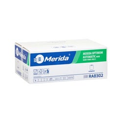 Papierová utierka na rolke s adaptérom Merida Top Automatic maxi 6 ks 1 vrstva 250 m biela celulóza