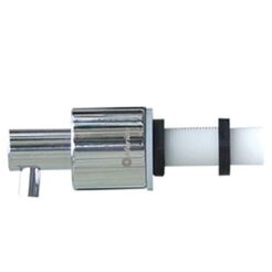 Wall mounted liquid soap dispenser cylinder polished