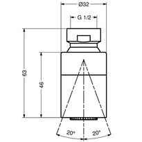 Głowica natryskowa - rysunek