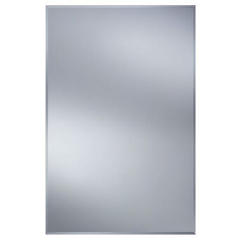 Mirror rectangle bevelled with safety foil 600 x 800 mm
