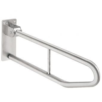 Foldable handle for the disabled, diameter 32, length 85 cm, CONTINA Franke, matte steel.