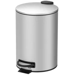 12 - liter pedal bin Sanitario ANTI - FINGER, matte stainless steel