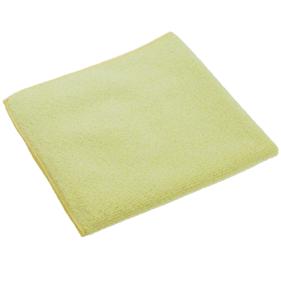 Delikatna żółta szmatka do czyszczenia powierzchni zmywalnych Vileda Professional MicroTuff Base