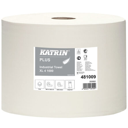 Czyściwo przemysłowe w rolce Katrin Plus Industrial Towel XL4 360 m 