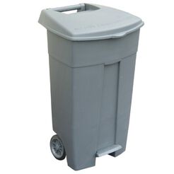 Mülleimer 120 Liter Merida mit grauem Kunststoffdeckel