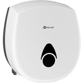Pojemnik na papier toaletowy Merida COMO Mini plastik biało - czarny
