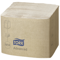 Należące systemu N14 składane serwetki dyspenserowe do wycierania rąk i twarzy