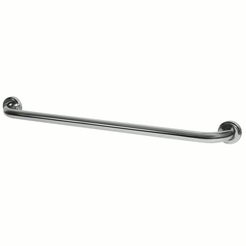 Soporte de ducha Bisk ⌀ 25 mm, acero inoxidable pulido 65 cm