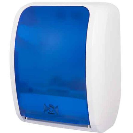 Automatyczny podajnik na ręczniki papierowe Cosmos sensor plastik niebiesko-biały