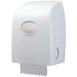 Kimberly Clark AQUARIUS SLIMROLL Paper Towel Dispenser, white ABS plastic
