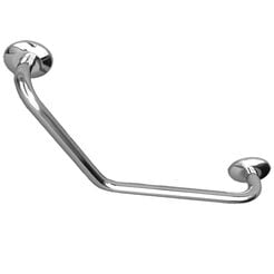 Winkelgriff für die Badewanne Faneco ⌀ 25 mm, 60 × 60 cm, poliertes Edelstahl
