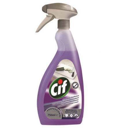 Spray do dezynfekcji Cif Professional 2in1 Cleaner Disinfectant 750 ml