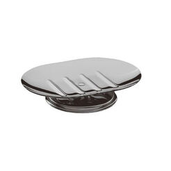 Dispensador de jabón de baño Merida de pie, de latón cromado