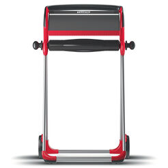 Stojan na utierky v rolke Tork plastový červeno-čierny