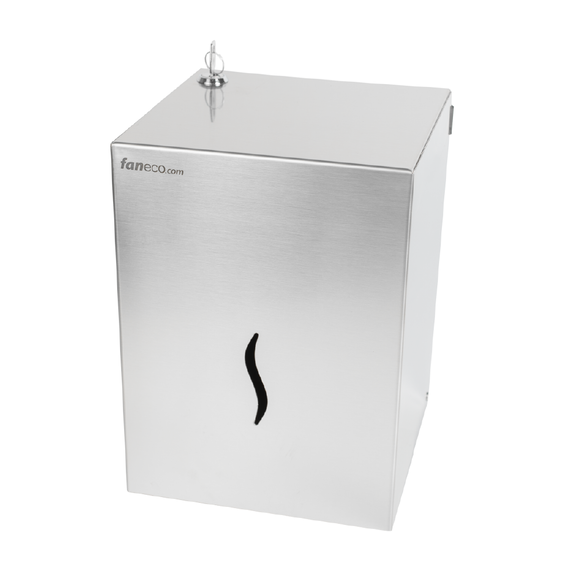 Pojemnik na ręczniki papierowe w roli centralnie dozowane Faneco HIT stal matowa