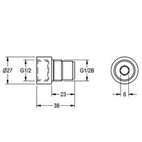 Złączka do zaworów DN 15 