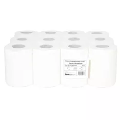 Ręcznik papierowy w rolce Faneco Premium 12 szt. 2 warstwy 60 m biała celuloza