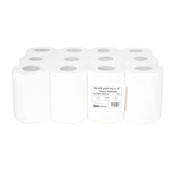 Toalla de papel en rollo Faneco Premium 12 unidades. 2 capas 60 m celulosa blanca