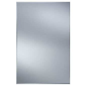 Mirror rectangle bevelled with safety foil 500 x 800 mm