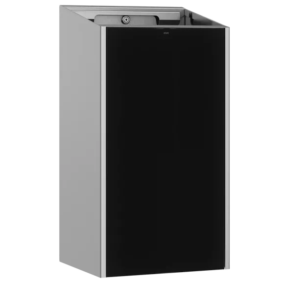 Cesto de basura de 30 litros KWC Exos negro