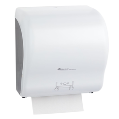 Automatic paper towel dispenser Maxi Merida, white-gray ABS plastic