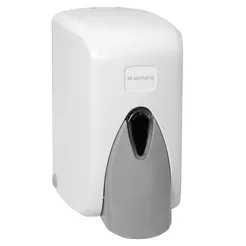 Dispensador de jabón líquido Sanitario ESTE 500 ml, plástico ABS blanco
