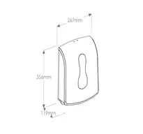 Wymiary Dozownika do ręcznika papierowego Merida