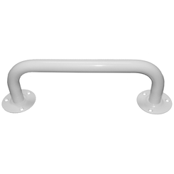 Asidero recto para personas con discapacidad Faneco ⌀ 25 mm, 20 cm, acero color blanco