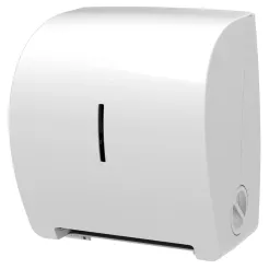 Automatyczny podajnik ręczników w roli Autocut Faneco CALMA WHITE, białe tworzywo ABS