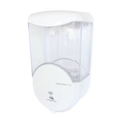 Automatic liquid soap dispenser L1 Bisk 600 ml, white ABS plastic