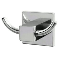 Toallero doble Bisk ARKTIC de zinc pulido