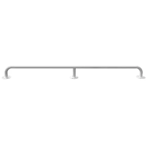 Držiak pre zdravotne postihnutých jednoduchý Faneco ⌀ 25 mm, 180 cm, oceľ, biela farba