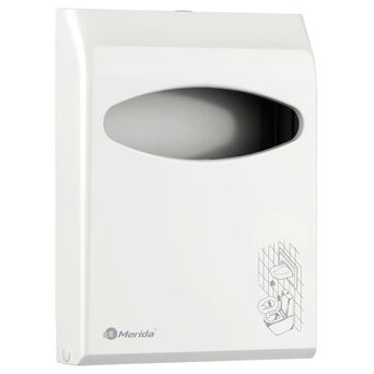 Toilet seat cover dispenser Merida plastic white