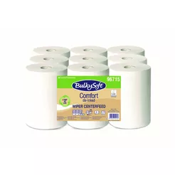 Toalla de papel en rollo de dosificación central MIDI Bulkysoft 2 capas 60 m 9 unidades