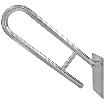 Movable grab bar for disabled ⌀ 32 75 cm polished steel