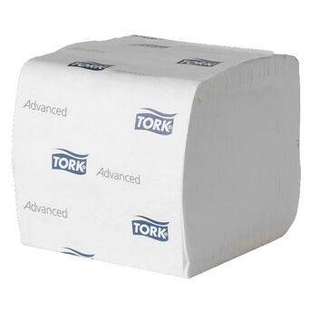 Papel higiénico en paquete Tork de 2 capas, 8712 hojas, papel reciclado blanco