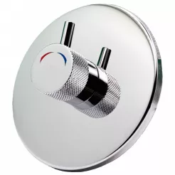Časový sprchový bateriový ventil pod omítkou s ručním míchadlem, připojení 2 x 1/2 na studenou a teplou vodu.