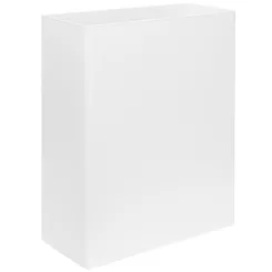 Kosz naścienny na śmieci 23 litry Faneco HIT WHITE, stal kolor biały