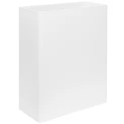 Nástěnný odpadkový koš Faneco HIT WHITE 23 l, bílá ocel