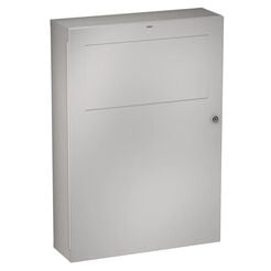 Cesto de basura de 45 litros KWC RODAN, acero inoxidable mate
