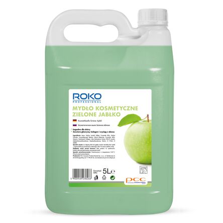 Mýdlo v tekutině kosmetické ROKO Zelené jablko 5 litrů
